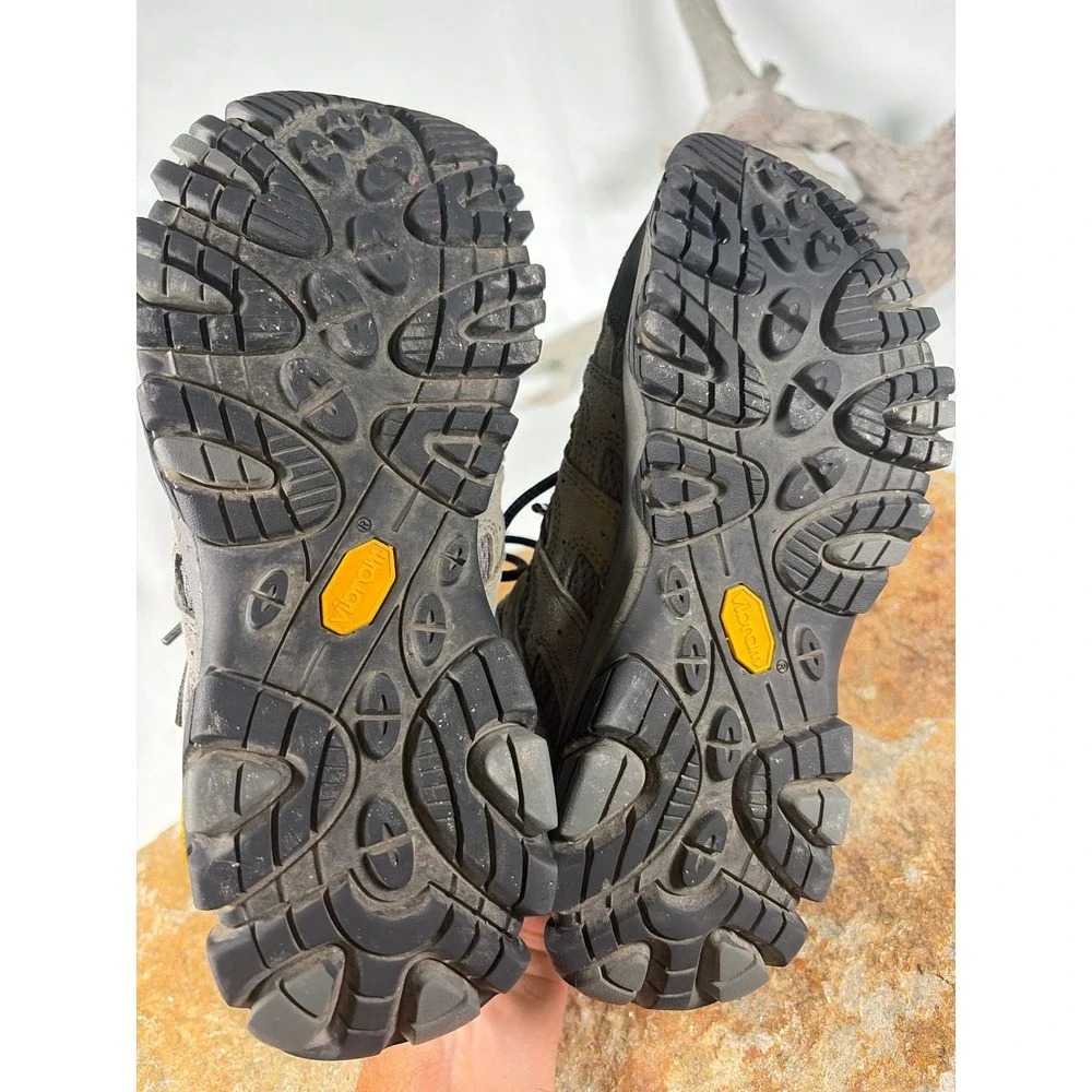 Merrell Moab 3 Waterproof Mens Hiking Shoes Grey Black J035855Z Size 8